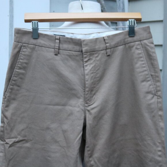J Crew Bedford Tan Cotton Classic Khaiki Pants Sz 32x32 - Picture 2 of 4